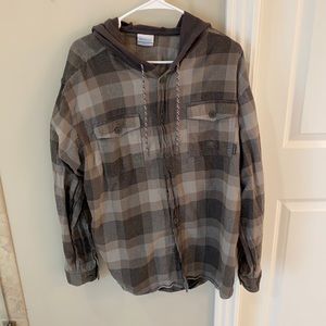 Columbia Flannel Hoodie